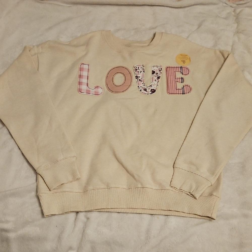 RECYCLE THREADS size M Love Sweatshirt